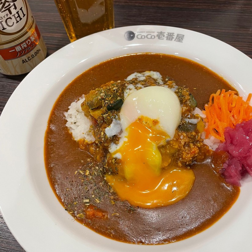 彩り野菜とキーマのスパイスカレー 10辛