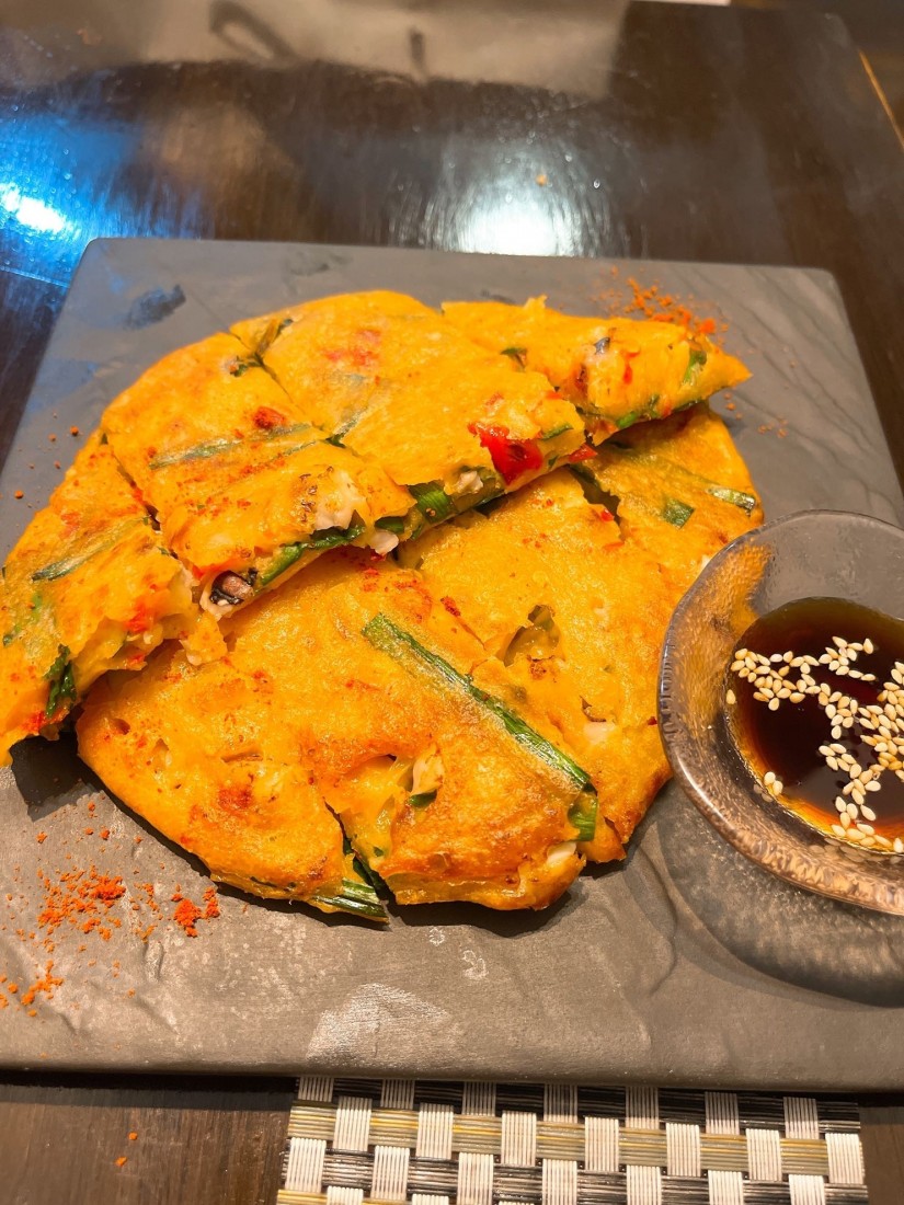 いかとニラのハバネロチヂミ 8辛