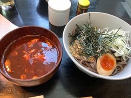 とり辛味そば(温)