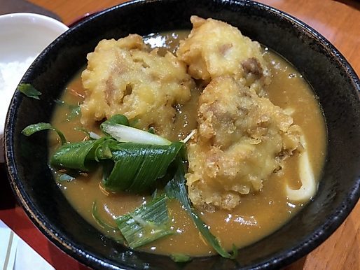 京地鶏天カレーうどん 普通