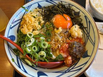 肉辛まぜうどん