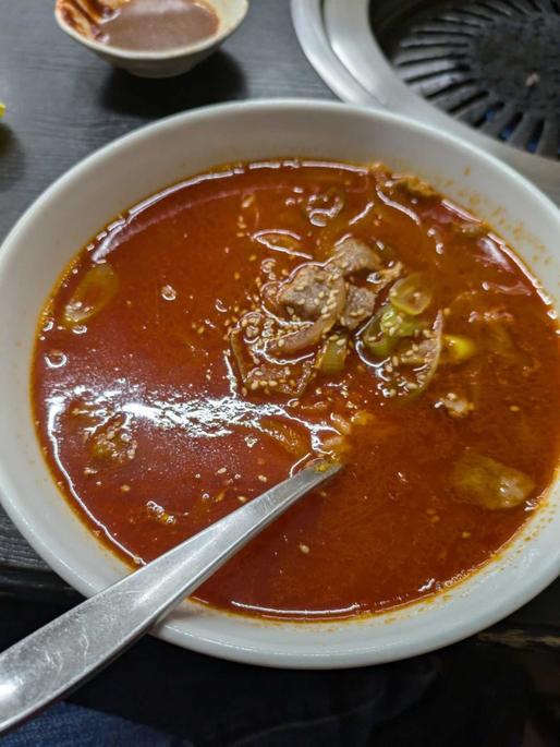 ユッケジャンクッパ 激辛