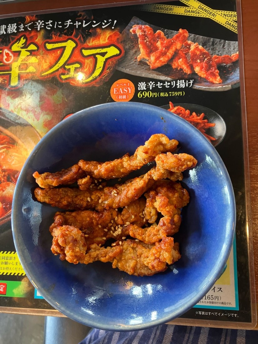 激辛せせり揚げ レベル1 EASY(初級)