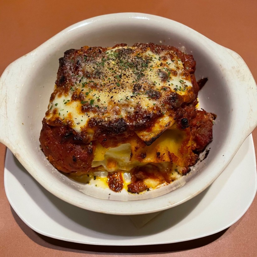 ミートソースラザニア