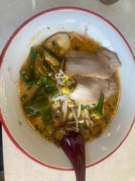 みそ白湯麺  赤玉追加