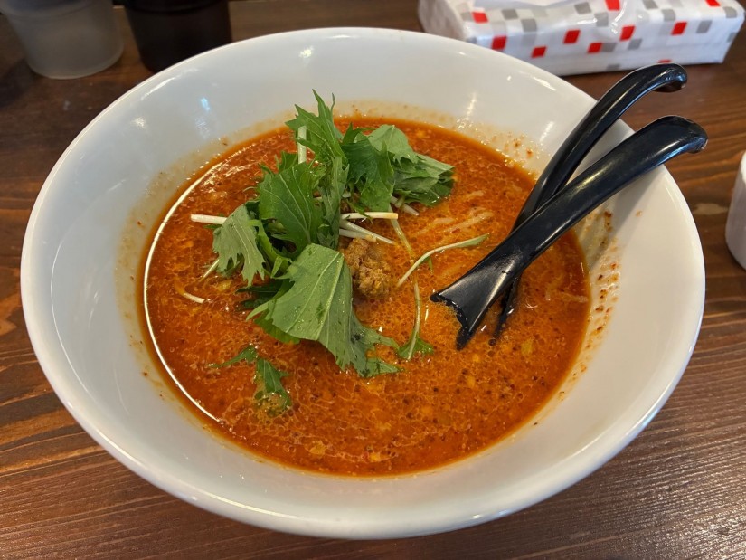冷やし担々麺 4辛 1.85KM - 竹餃 タケチャオ TAKE CHAO:福岡県 | 辛
