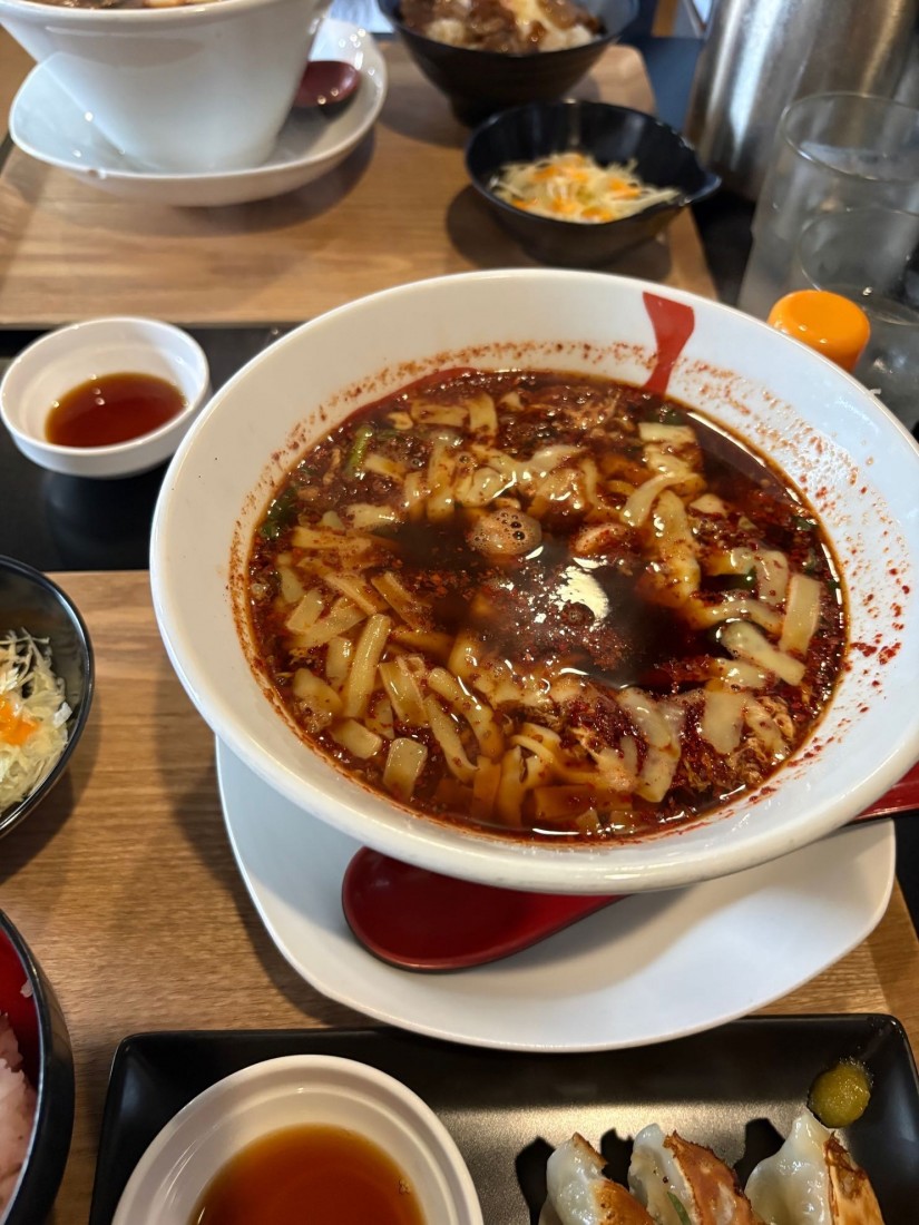 辛麺 極KARA LV.1 チーズトッピング にんにくW 極KARA LV.1