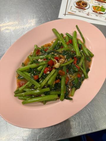空心菜炒め