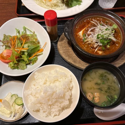 土鍋麻婆豆腐定食