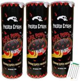 ボテトチップスゴーストペッパーGhost Pepper Potato  Chips激辛ブラックチップス 激辛