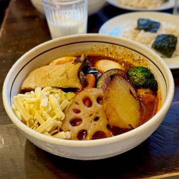 季節野菜US産チキンスープカレー レベル30
