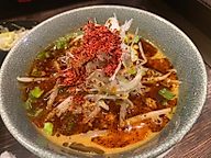 神田雲林の汁あり坦々麺 辛さレベル4 レベル4