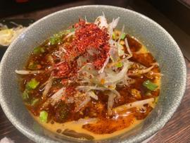 神田雲林の汁あり坦々麺 辛さレベル4 レベル4