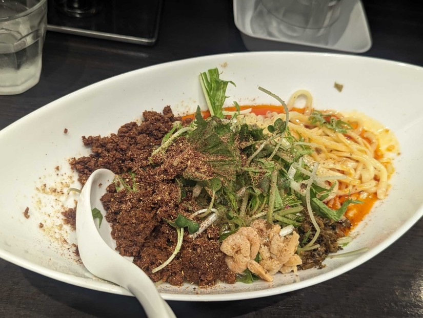 汁なし担々麺 4辛4痺れ