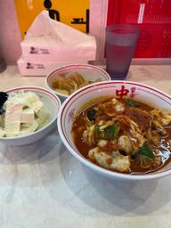 冷やし味噌野菜  野菜大盛り 辛さ3倍 豆腐変更