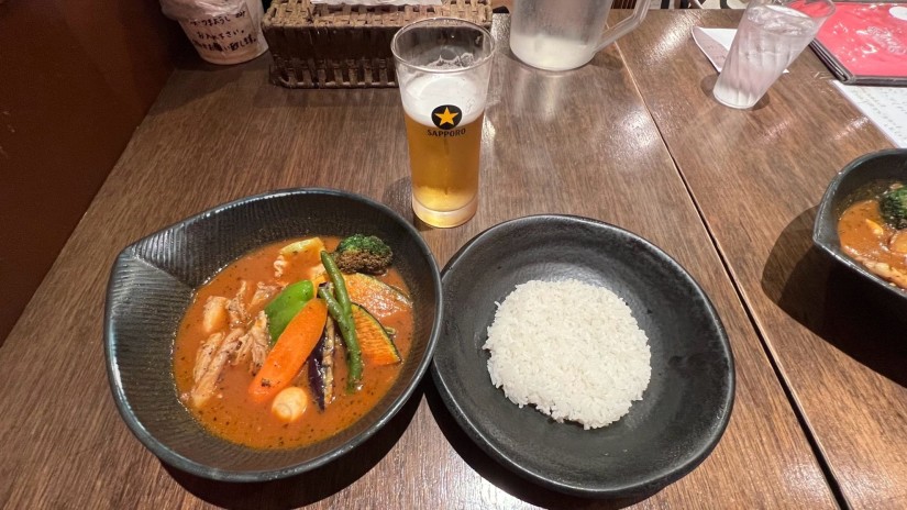 こりこり骨付きヤゲン軟骨to野菜カレー 10番