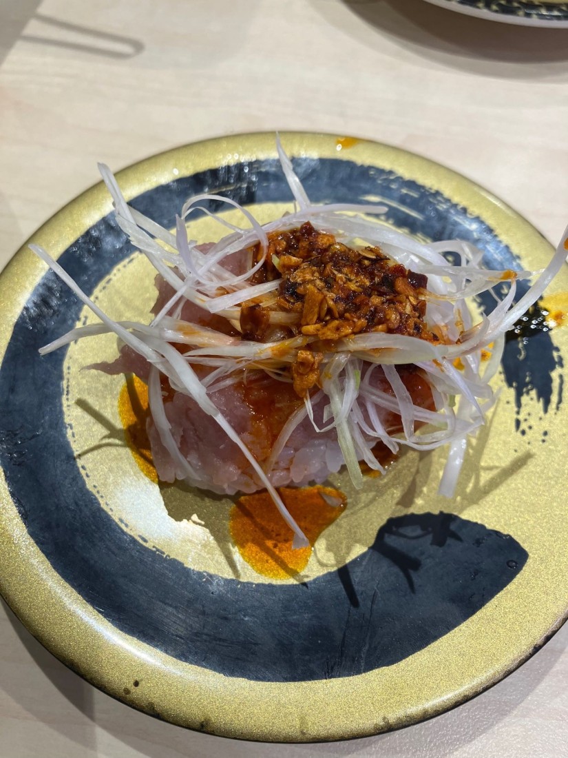 まぐろたたき旨辛ネギ盛り 旨辛