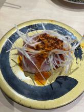 まぐろたたき旨辛ネギ盛り 旨辛