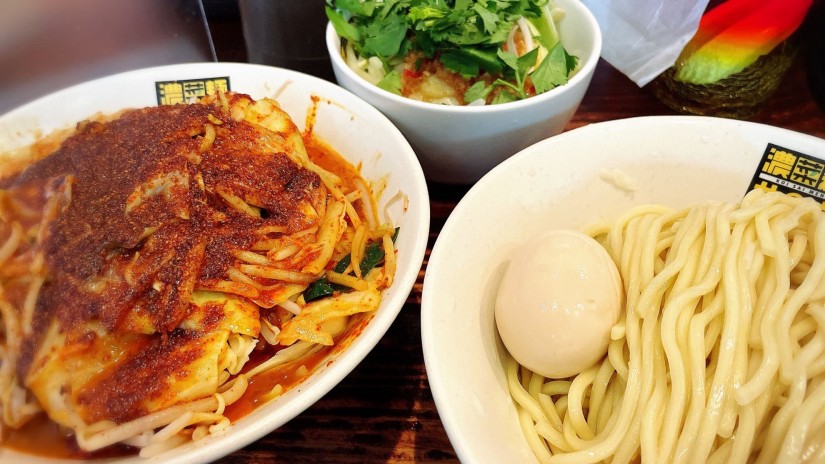 辛辛濃菜つけ麺  激辛