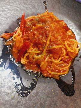 辛いトマトソースパスタ 3辛
