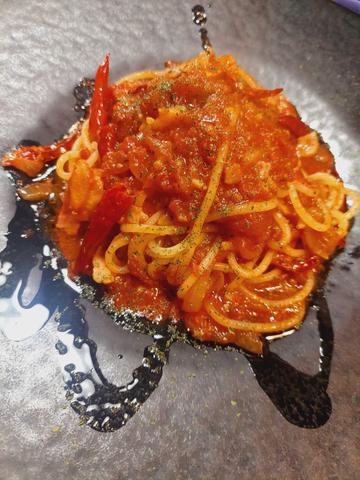 辛いトマトソースパスタ 3辛