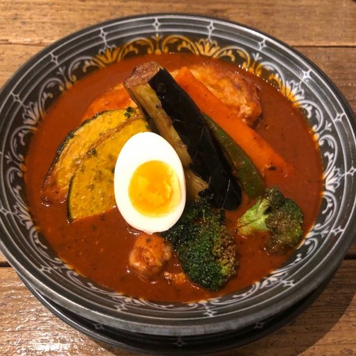 野菜チキンスープカレー 100辛