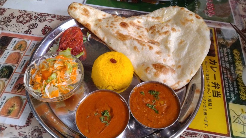 ディナーセット（キーマとチキン） インド辛（激辛の上）