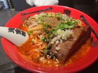 肉増しカラシビ味噌らー麺 辛さ増し、痺れ増し