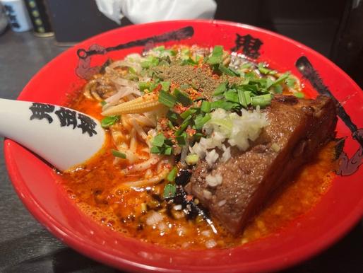 肉増しカラシビ味噌らー麺 辛さ増し、痺れ増し