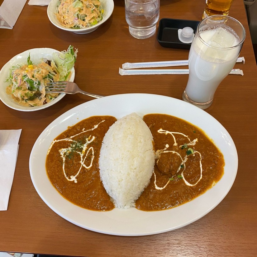 ダブルカレーランチ 超激辛