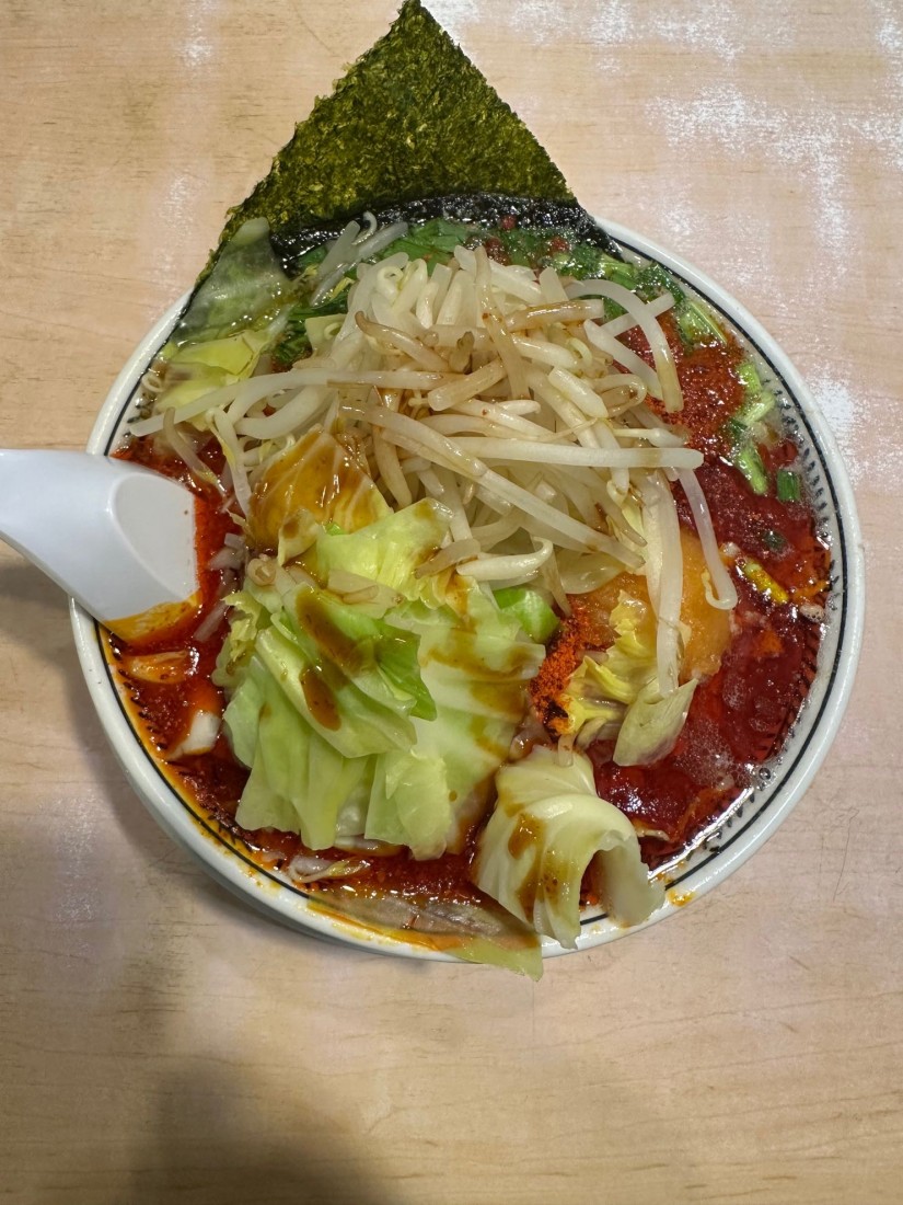 辛肉そば6辛野菜肉増し