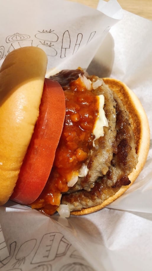 スパイシーダブルモスバーガー