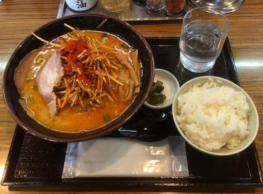 辛ネギ白味噌ラーメン 激辛