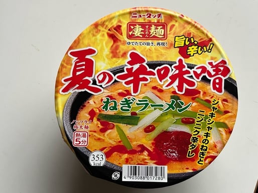 夏の辛味味噌ねぎラーメン