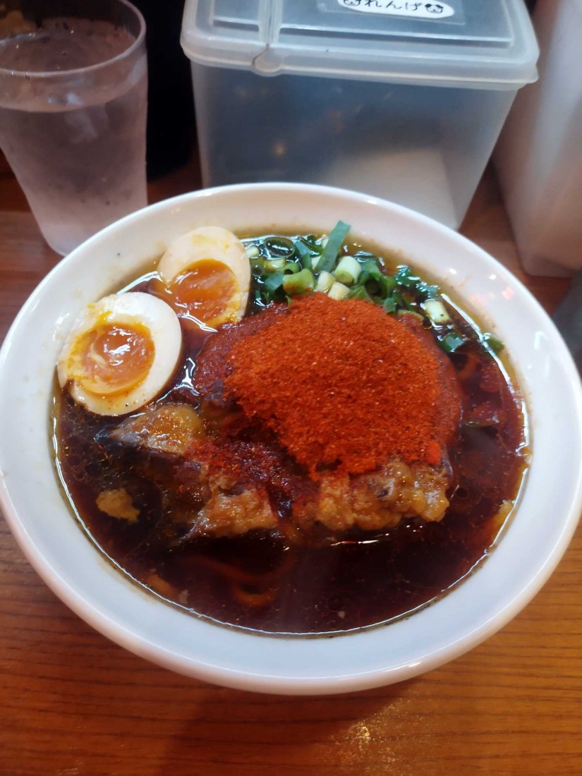 シン肉そば・醤油 15辛