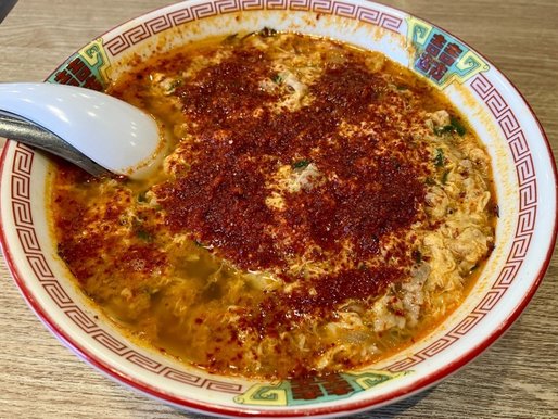 激辛たまご麺 3辛