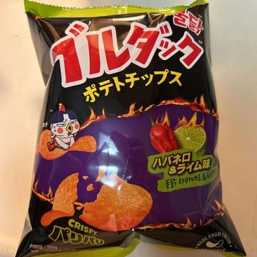 ブルダックポテトチップス ハバネロ&ライム味
