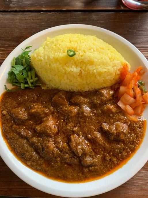 ポークピンダルー お店表記は5辛