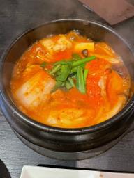 キムチチゲ定食 1辛