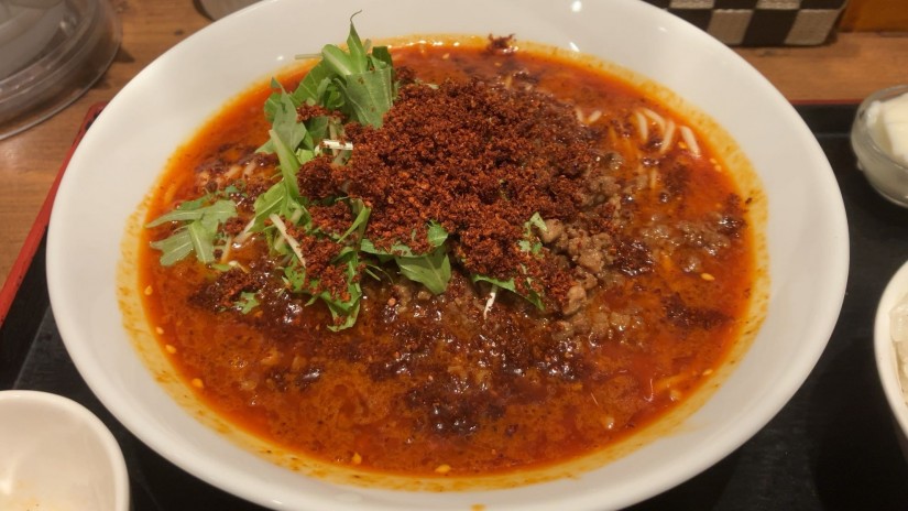 激辛頂点汁あり担担麺 頂点ダブル