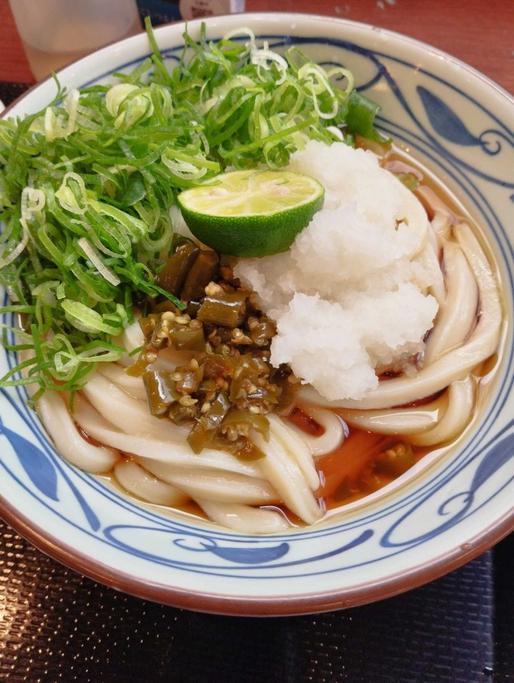 青唐おろしぶっかけうどん