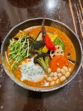 ひき肉温玉納豆と野菜 10番