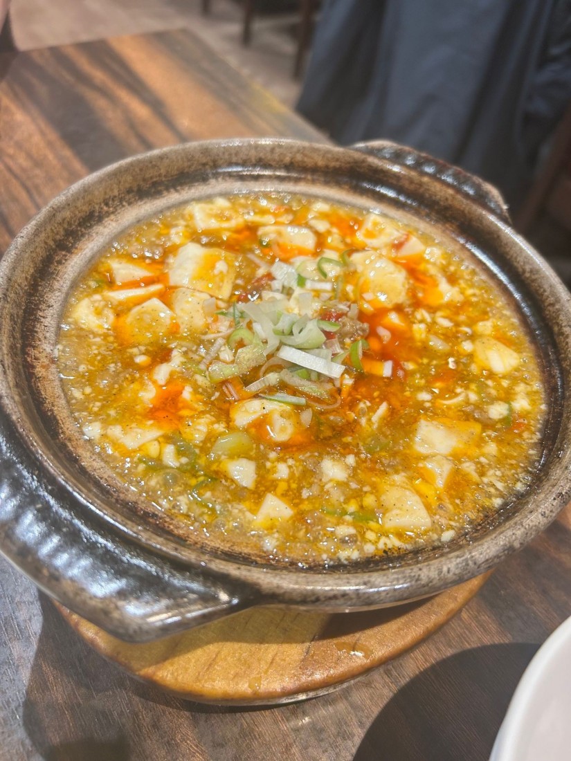 塩麻婆豆腐 激辛