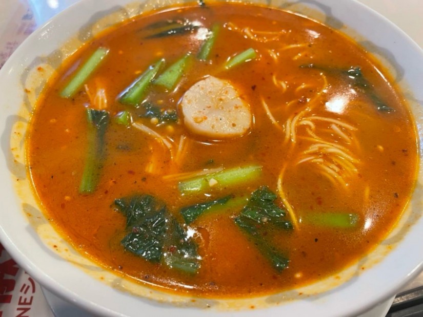 海鮮入り激辛そば