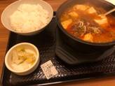 ホルモンスン豆腐定食 辛さMAX