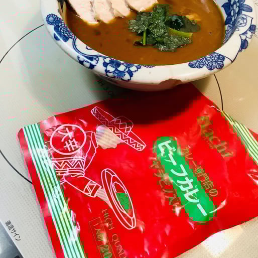 カレー専門店のビーフカレー  大辛