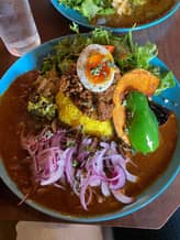 あいがけキーマカレープレート スペシャルホット🌶️🌶️🌶️🌶️