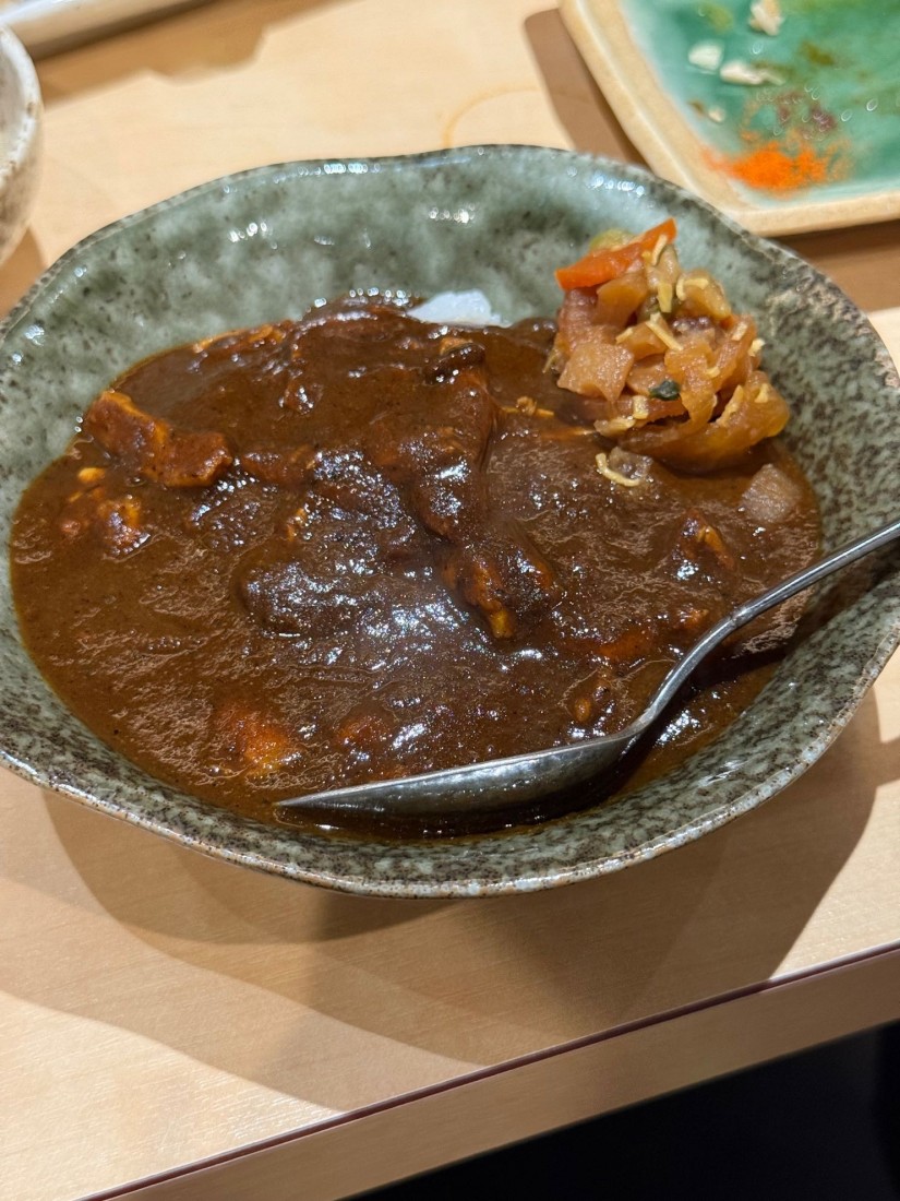 〆のカレー