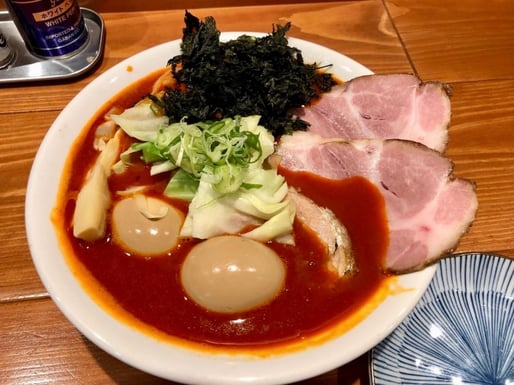 赤辛ラーメン　不動明王