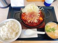 辛出汁チキンカツ定食